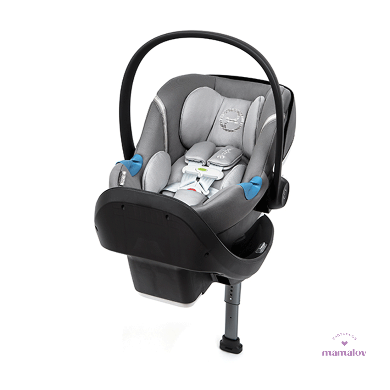 Autoasiento Portabebe Aton M con base SensorSafe & SafeLock Manhattan Grey 518002865 Cybex