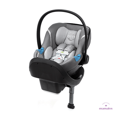 Autoasiento Portabebe Aton M con base SensorSafe & SafeLock Manhattan Grey 518002865 Cybex