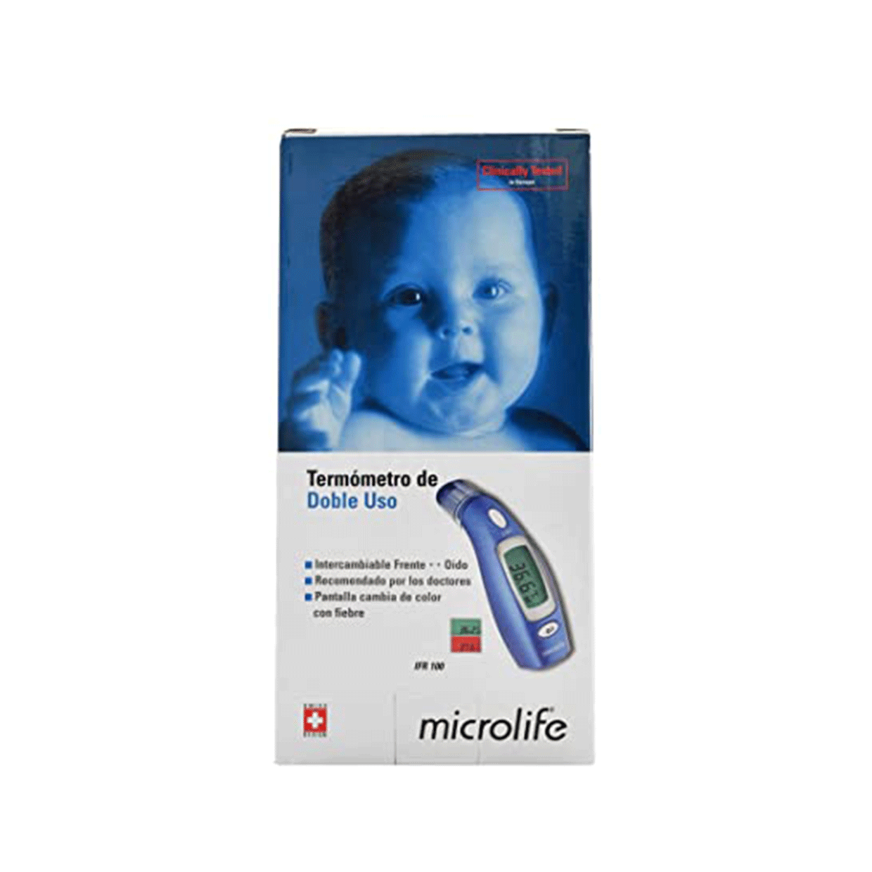 Termómetro Digital Frente y Oido Microlife IFR 100