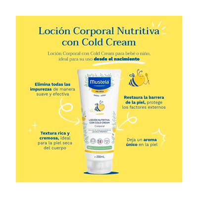 Locion Corporal 200 ml. - 3553 Mustela