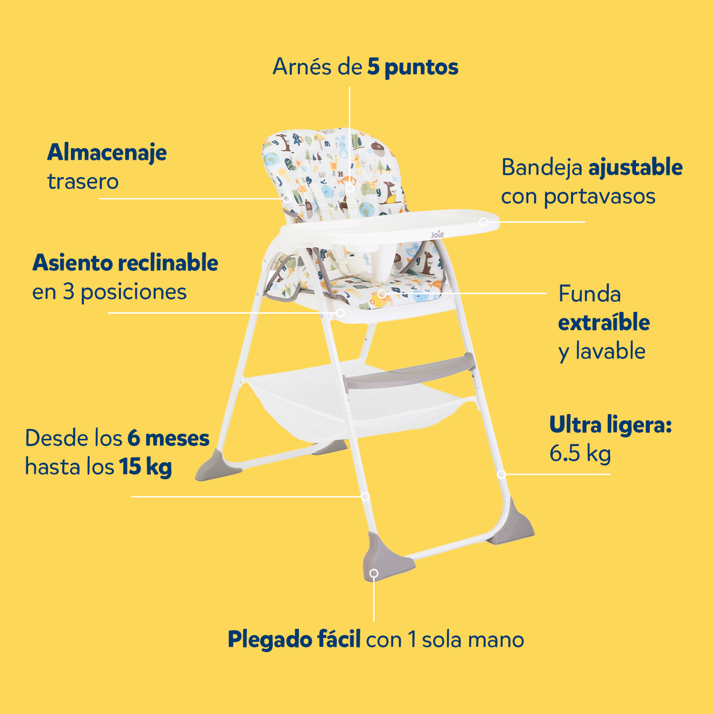 Silla Alta Mimzy 2 in 1 Portrait Joie