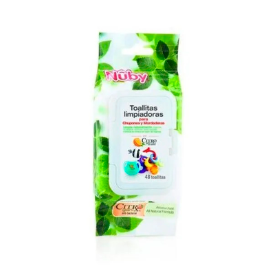 Paquete de 48 Toallitas Para Chupones - CD 40048 Nuby