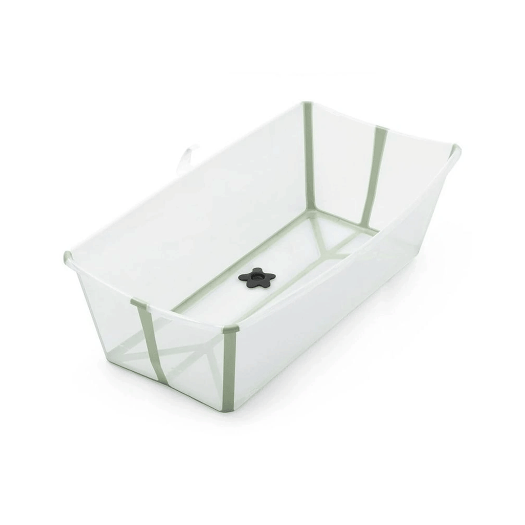 Bañera Plegable para Bebes Flexi Bath XL + Hamaca Stokke Verde Transparente