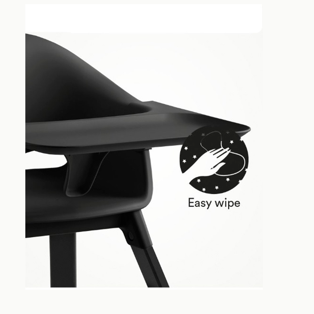 Silla Alta Clikk - Black Natural 552007 Stokke