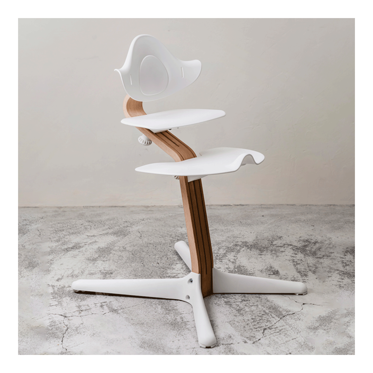 Silla Alta Nomi Stokke Blanco Natural
