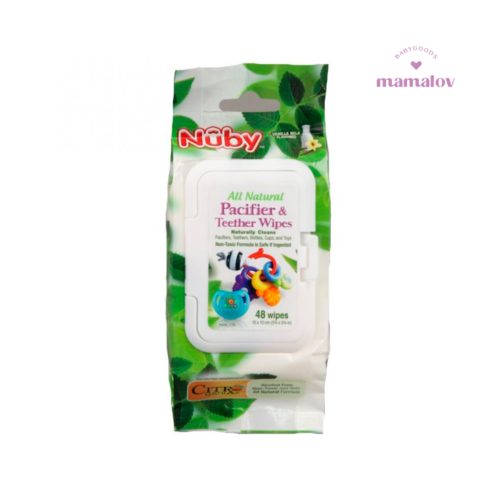 Paquete de 48 Toallitas Para Chupones - CD 40048 Nuby