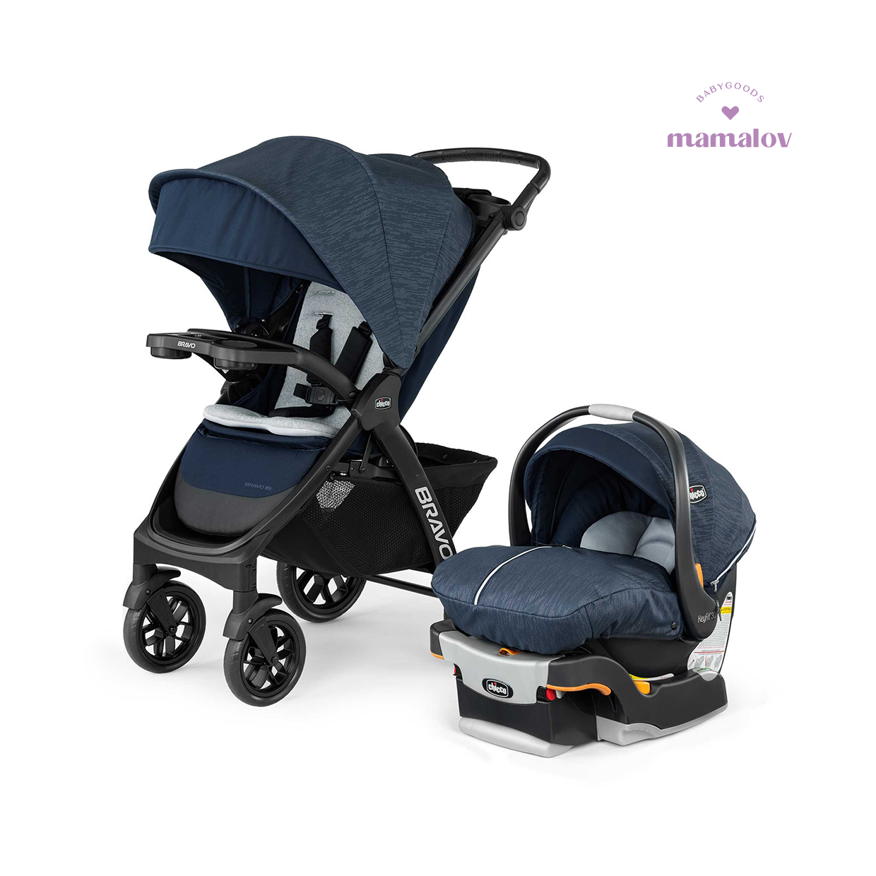 Carriola Bravo LE Trio Travel System - Harbor Chicco
