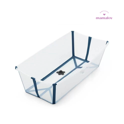 Bañera Flexi Bath Xl Transparent Blue Stokke 535902