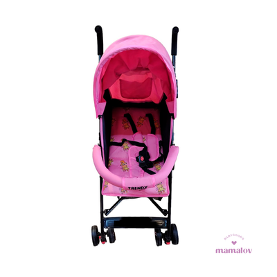 Carriola de Baston Zoo Max - Rosa Trendy Kids