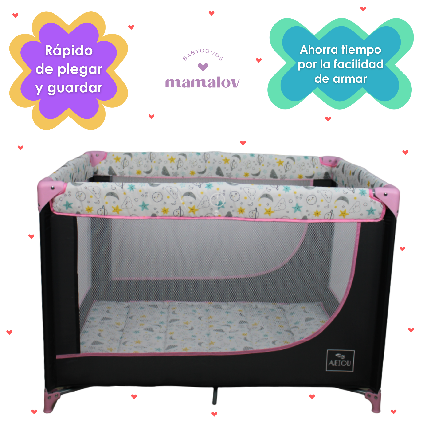 Mosquiteros Para Cunas Corralito De Bebes Mosquitero Bebé Tamaño Universal  New