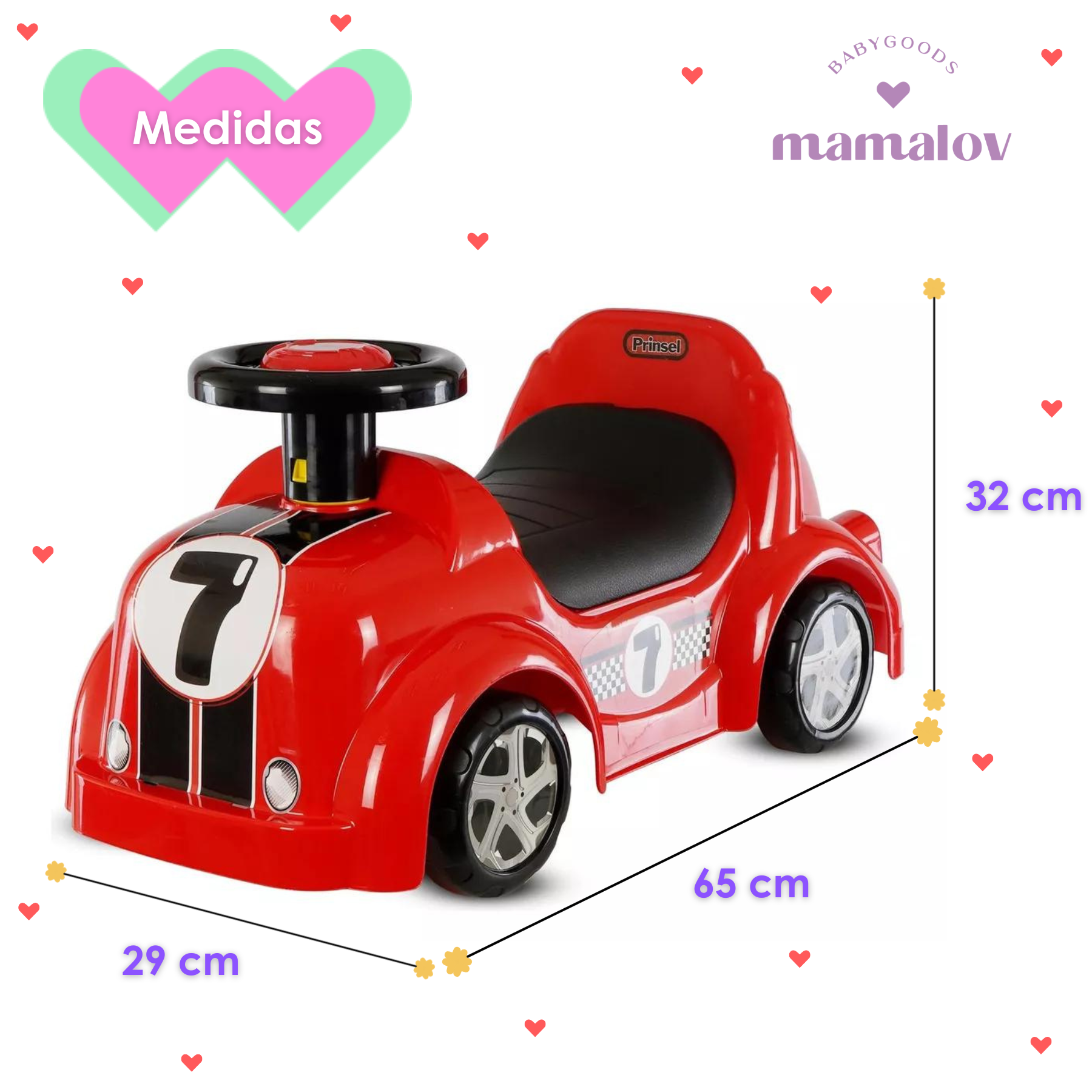 Carrito montable cheap prinsel rojo