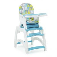 Silla Alta Kinder Triangulos Azul Prinsel 1055