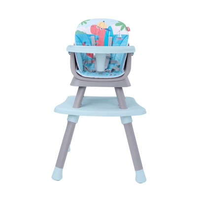 Silla Alta Grow With Me Azul con Gris D'bebé