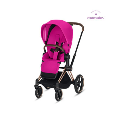 Carriola E-Priam - Marco Gold/Asiento Fancy Pink 519003743 Cybex