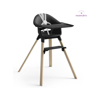 Silla Alta Clikk - Black Natural 552007 Stokke