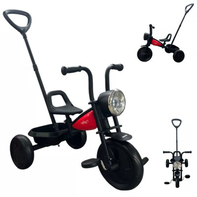 Triciclo Para Niños Ryder Lx Musical Con Luces Rojo - Prinsel