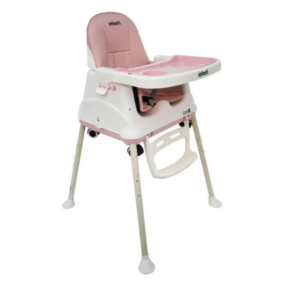 Silla Alta 4 en 1 Darih - Rosa HC522 Infanti