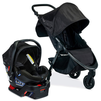 Carriola Para Correr B-free & B-safe Flexfit Con Autoasiento - Negro - Britax