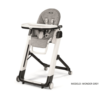 Silla Alta Siesta Follow Me 2 en 1 PEG-PEREGO Wonder/Ebony - Wonder Grey