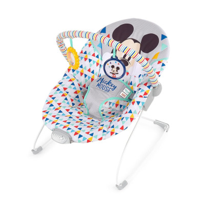 Silla Bouncer Vibradora Mickey Mouse Happy Triangles 11896 - Bright Starts