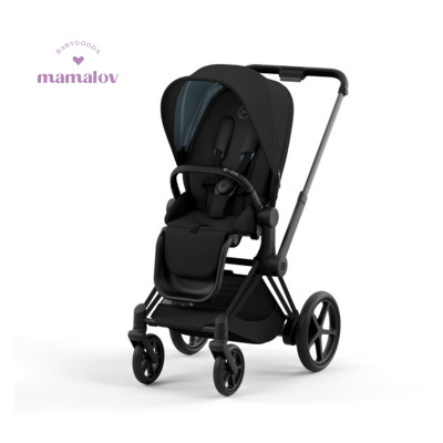 Carriola E Priam 2 - Matte Black/Deep Black 521004173 Cybex