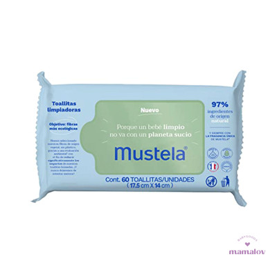 Mustela Toallitas Húmedas 60pzs