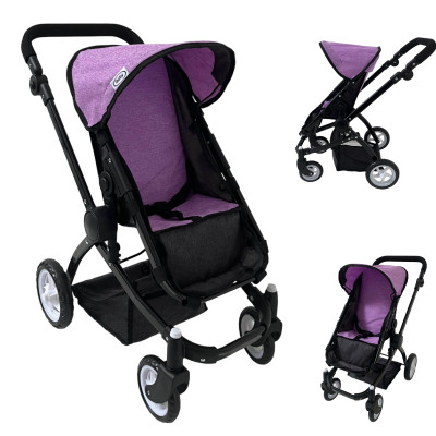 Carriolita De Juguete Para Muñecas Alto 64 Cm Lugan - Uva - iBaby