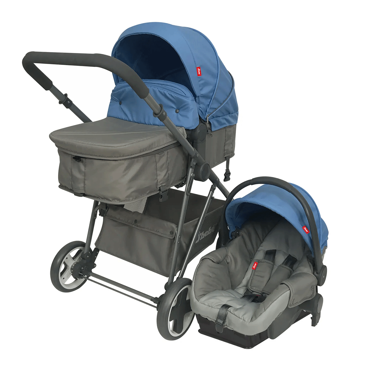 Coche Bebe Niño Niña Viajero Carriola Travel System Europeo Oferta Gris  plata - La Tiendita del Bebé