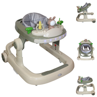 Andadera Caminadora | 3 En 1 | Musical Y Luces - Beige - Ibaby