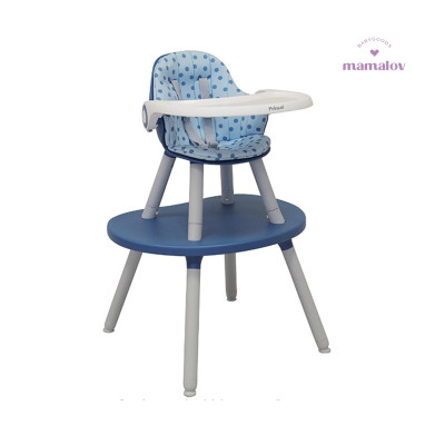 Silla Alta Bistro 3 en 1 Azul Prinsel