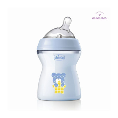 Biberon Natural Feeling 250ml - Azul 5364 Chicco