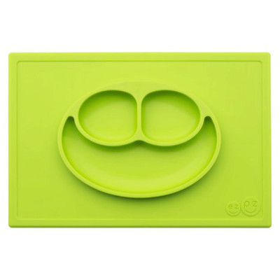 Plato de Silicon Happy Mat Verde Ezpz