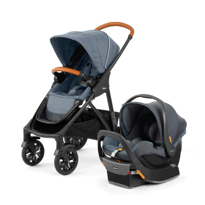 Carriola Travel System Hampton Corso Chicco Azul