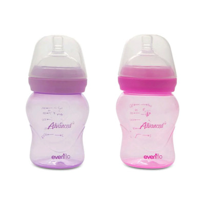 Set 2 Biberones Advance Niña 5oz Evenflo